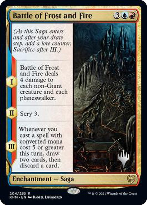 Battle of Frost and Fire (Promo Pack) [Kaldheim Promos] | Deep Dive Games St. Marys