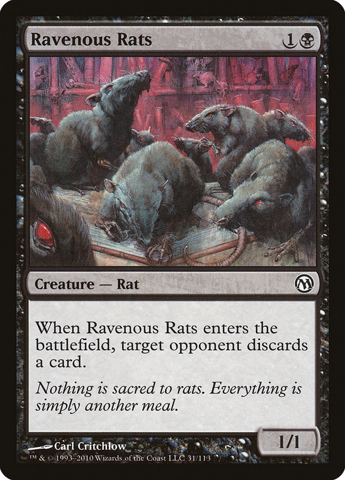 Ravenous Rats [Duels of the Planeswalkers] | Deep Dive Games St. Marys