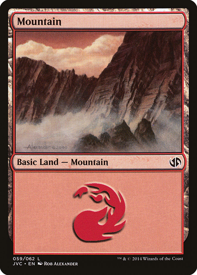 Mountain (61) [Duel Decks Anthology] | Deep Dive Games St. Marys