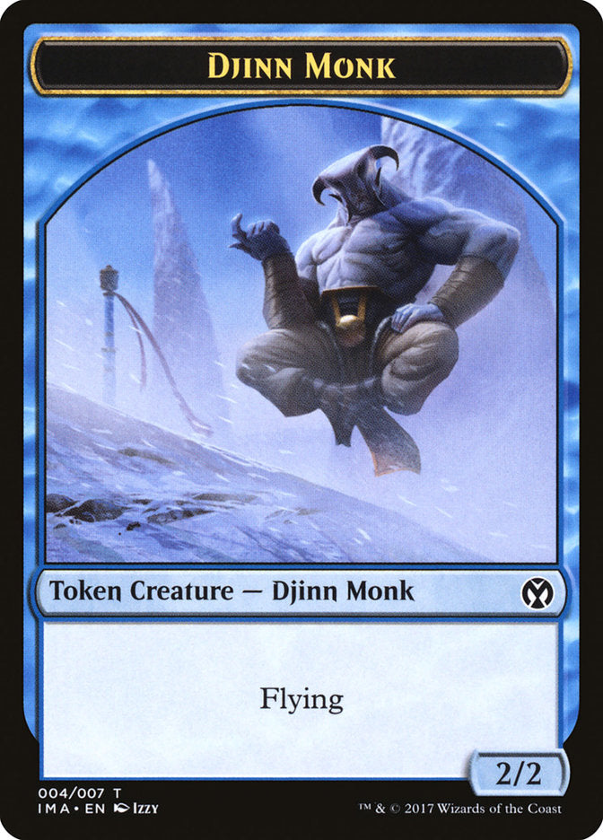 Djinn Monk Token [Iconic Masters Tokens] | Deep Dive Games St. Marys