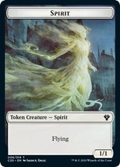 Spirit // Treasure Double-Sided Token [Commander 2020 Tokens] | Deep Dive Games St. Marys