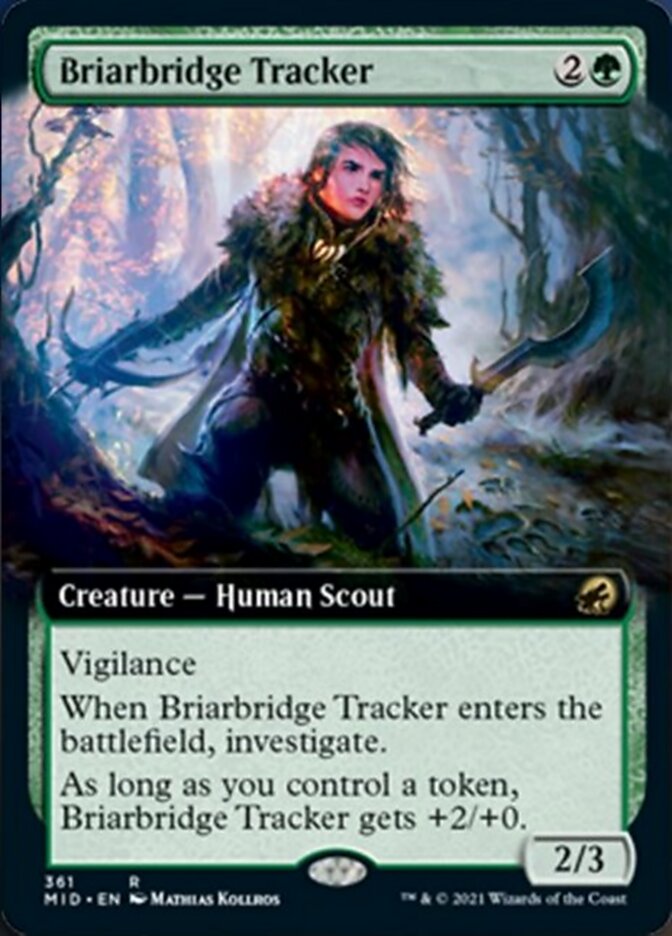 Briarbridge Tracker (Extended Art) [Innistrad: Midnight Hunt] | Deep Dive Games St. Marys