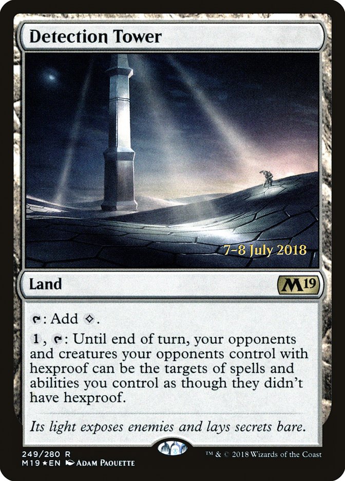 Detection Tower [Core Set 2019 Prerelease Promos] | Deep Dive Games St. Marys