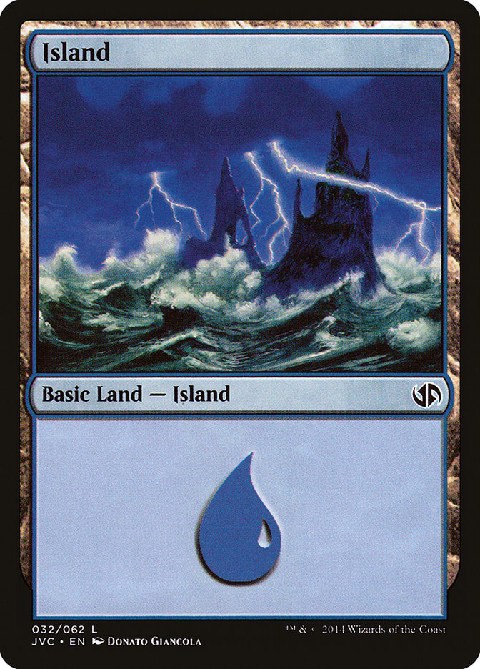 Island (32) [Duel Decks Anthology] | Deep Dive Games St. Marys