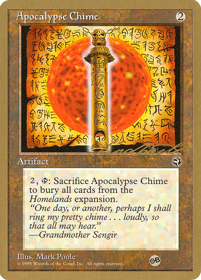 Apocalypse Chime (Leon Lindback) (SB) [Pro Tour Collector Set] | Deep Dive Games St. Marys