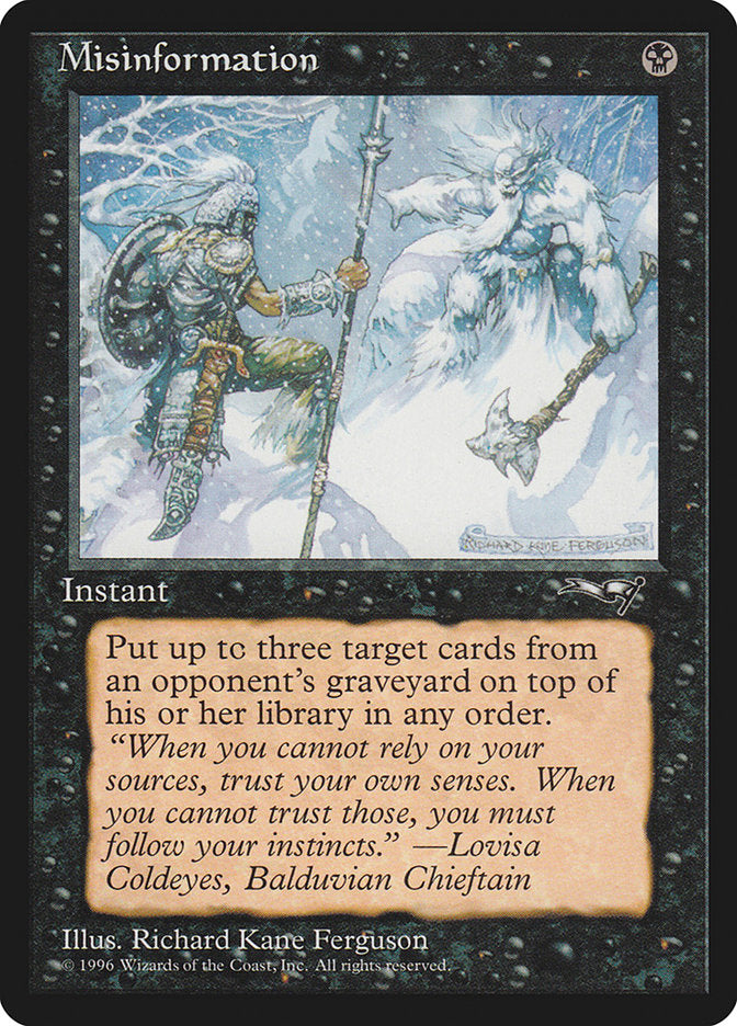 Misinformation [Alliances] | Deep Dive Games St. Marys