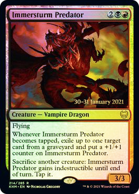 Immersturm Predator [Kaldheim Prerelease Promos] | Deep Dive Games St. Marys