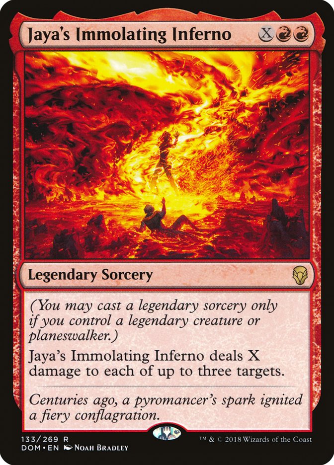 Jaya's Immolating Inferno [Dominaria] | Deep Dive Games St. Marys