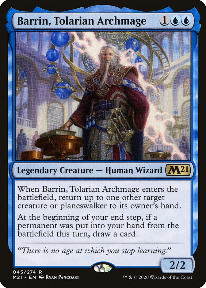 Barrin, Tolarian Archmage [Core Set 2021] | Deep Dive Games St. Marys