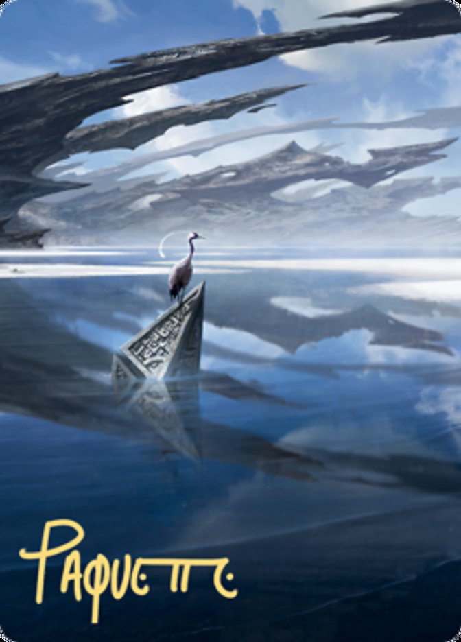 Seachrome Coast Art Card (Gold-Stamped Signature) [Zendikar Rising Art Series] | Deep Dive Games St. Marys