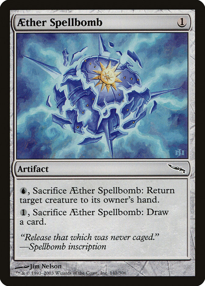 Aether Spellbomb [Mirrodin] | Deep Dive Games St. Marys