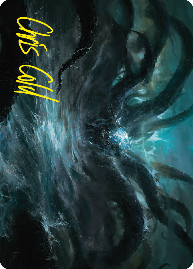 The Watcher in the Water Art Card (Gold-Stamped Signature) [The Lord of the Rings: Tales of Middle-earth Art Series] | Deep Dive Games St. Marys