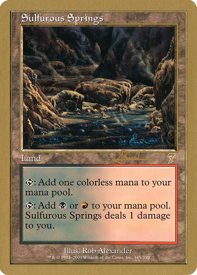 Sulfurous Springs (Antoine Ruel) [World Championship Decks 2001] | Deep Dive Games St. Marys