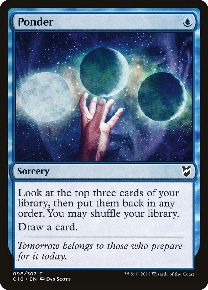 Ponder [Commander 2018] | Deep Dive Games St. Marys