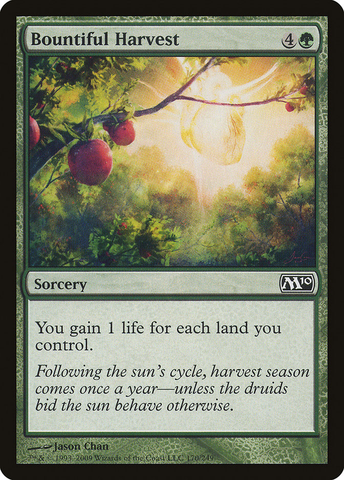 Bountiful Harvest [Magic 2010] | Deep Dive Games St. Marys