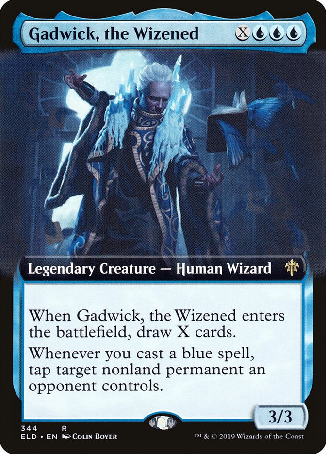 Gadwick, the Wizened (Extended Art) [Throne of Eldraine] | Deep Dive Games St. Marys