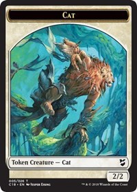 Cat // Soldier Double-Sided Token [Commander 2018 Tokens] | Deep Dive Games St. Marys