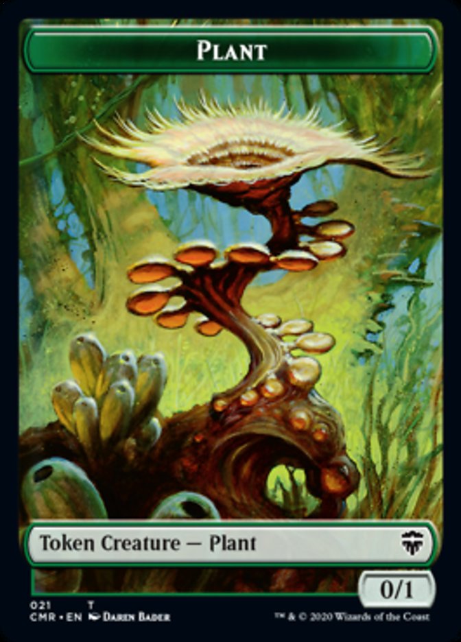 Illusion // Plant Double-Sided Token [Commander Legends Tokens] | Deep Dive Games St. Marys