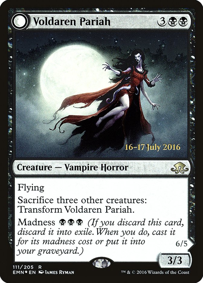 Voldaren Pariah // Abolisher of Bloodlines [Eldritch Moon Prerelease Promos] | Deep Dive Games St. Marys