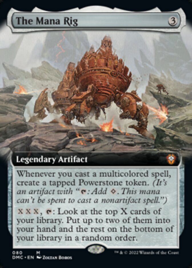 The Mana Rig (Extended Art) [Dominaria United Commander] | Deep Dive Games St. Marys