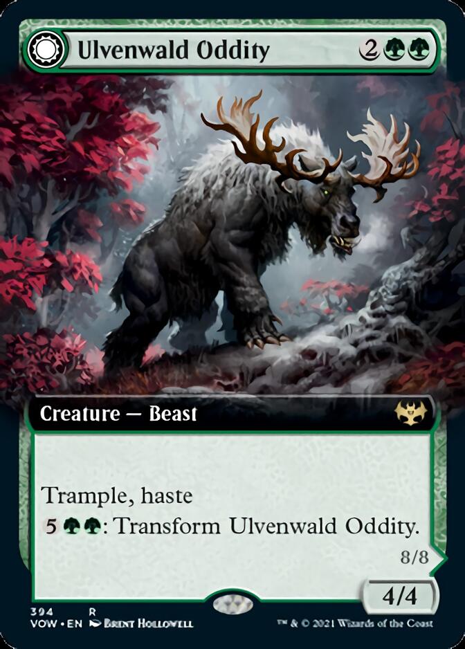 Ulvenwald Oddity // Ulvenwald Behemoth (Extended Art) [Innistrad: Crimson Vow] | Deep Dive Games St. Marys