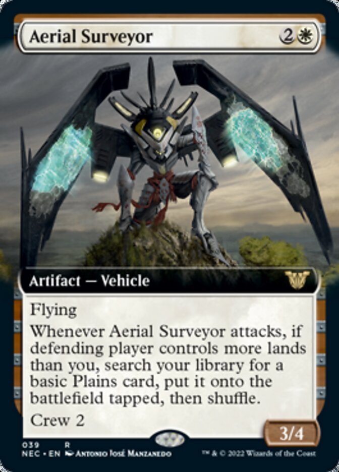 Aerial Surveyor (Extended Art) [Kamigawa: Neon Dynasty Commander] | Deep Dive Games St. Marys