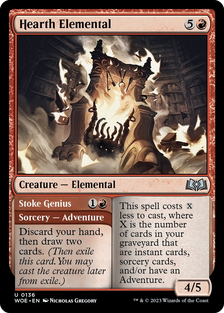 Hearth Elemental // Stoke Genius [Wilds of Eldraine] | Deep Dive Games St. Marys