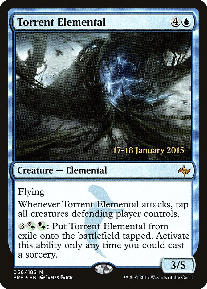 Torrent Elemental [Fate Reforged Prerelease Promos] | Deep Dive Games St. Marys