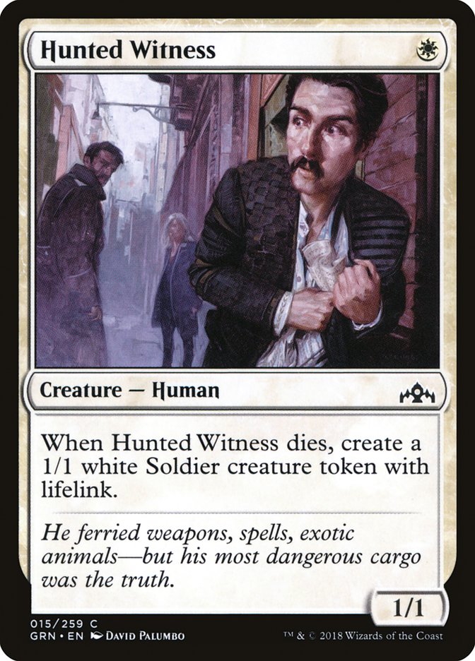 Hunted Witness [Guilds of Ravnica] | Deep Dive Games St. Marys