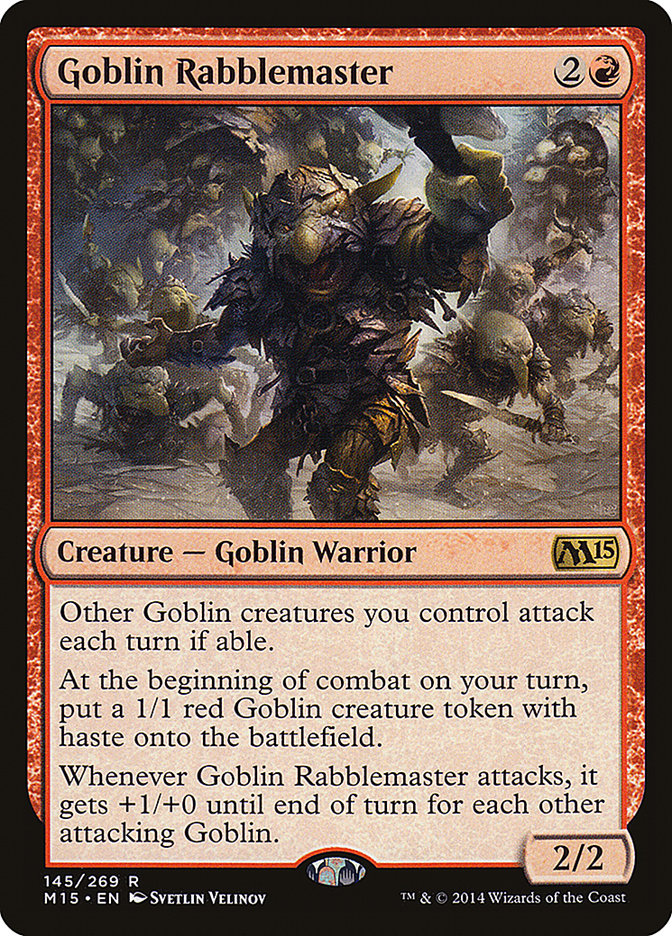 Goblin Rabblemaster [Magic 2015] | Deep Dive Games St. Marys