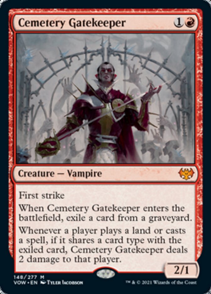 Cemetery Gatekeeper [Innistrad: Crimson Vow] | Deep Dive Games St. Marys