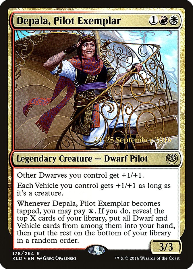 Depala, Pilot Exemplar [Kaladesh Prerelease Promos] | Deep Dive Games St. Marys