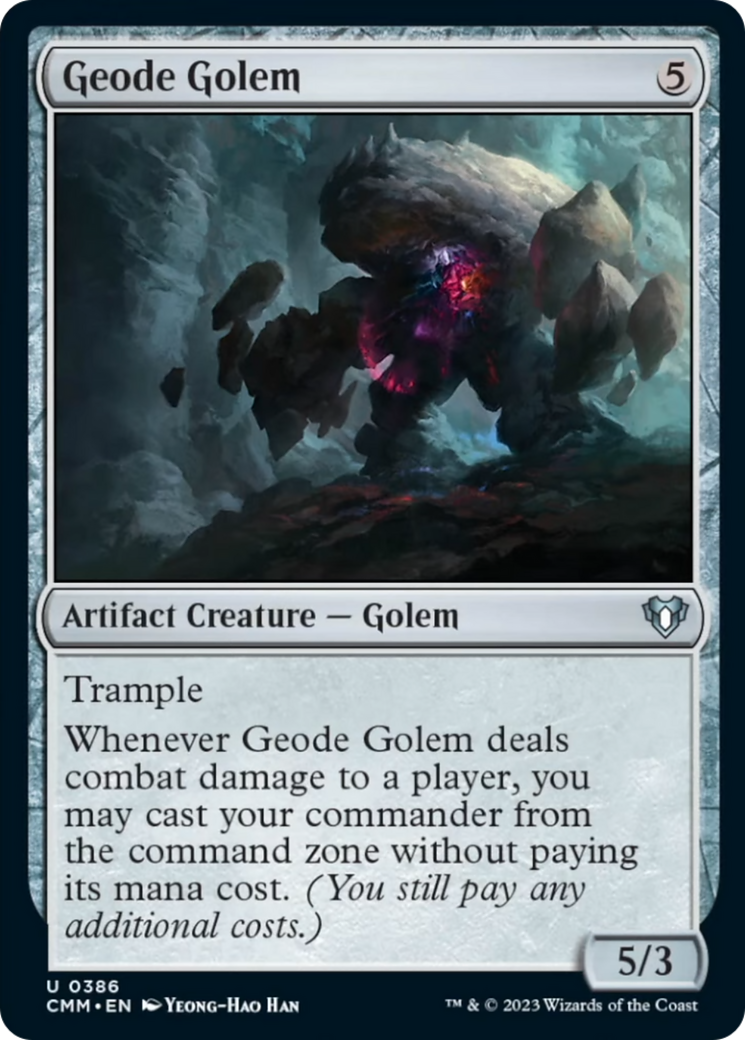 Geode Golem [Commander Masters] | Deep Dive Games St. Marys