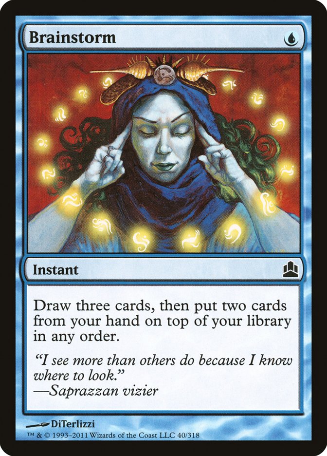Brainstorm [Commander 2011] | Deep Dive Games St. Marys