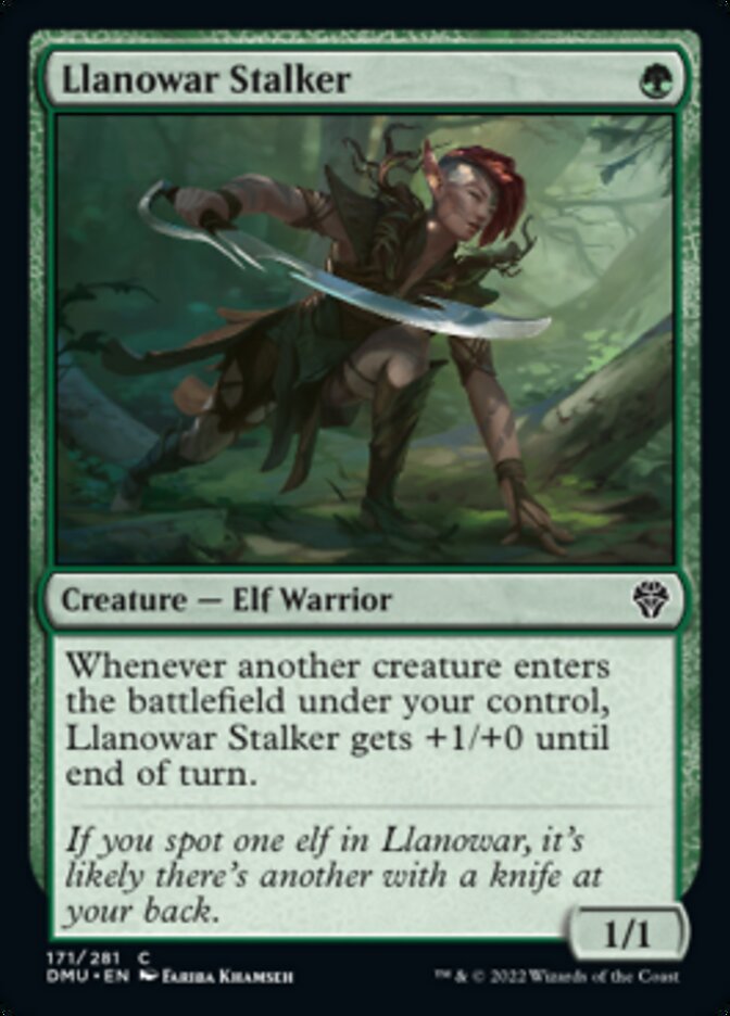 Llanowar Stalker [Dominaria United] | Deep Dive Games St. Marys