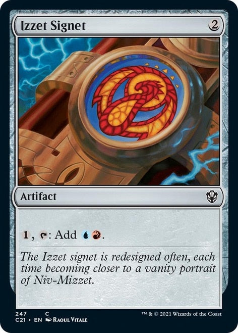 Izzet Signet [Commander 2021] | Deep Dive Games St. Marys