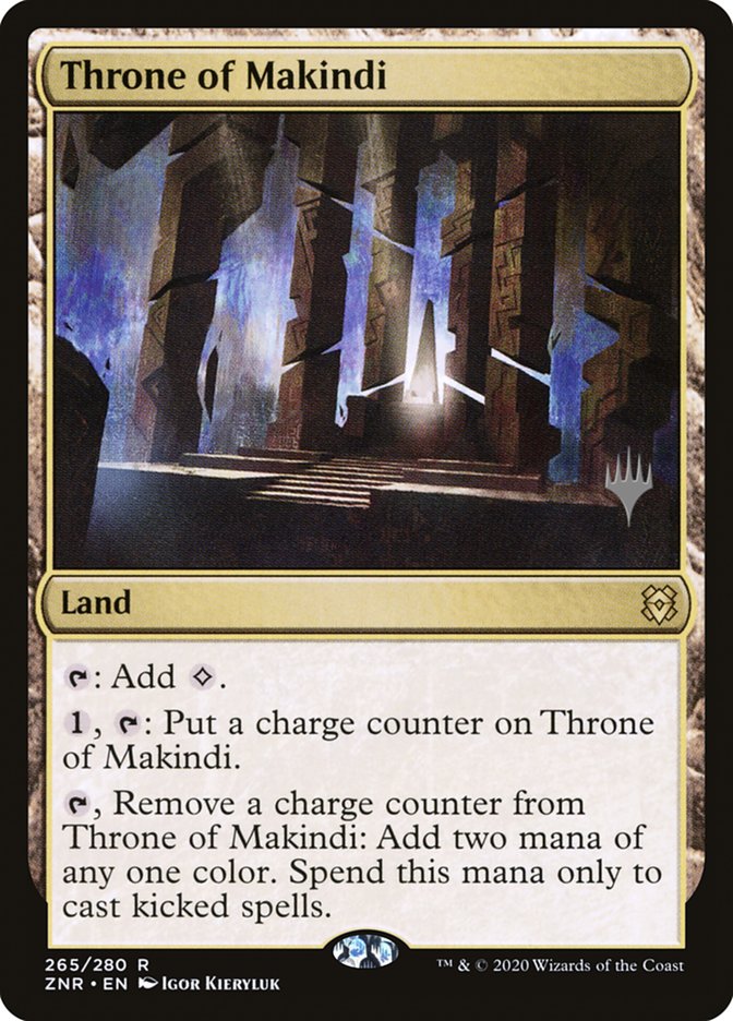 Throne of Makindi (Promo Pack) [Zendikar Rising Promos] | Deep Dive Games St. Marys