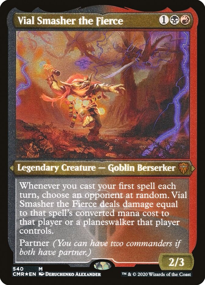 Vial Smasher the Fierce (Etched) [Commander Legends] | Deep Dive Games St. Marys