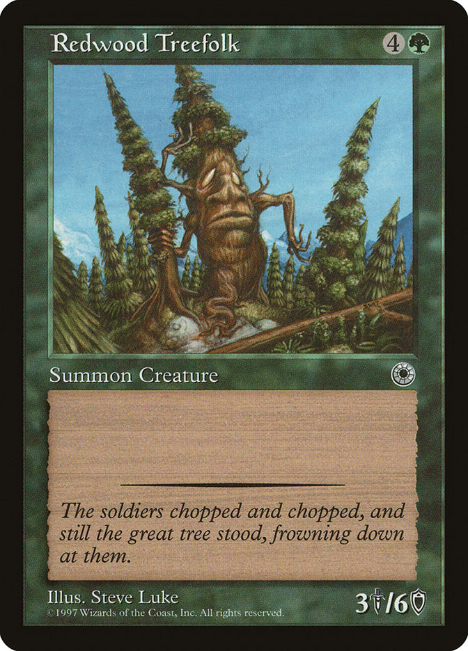 Redwood Treefolk [Portal] | Deep Dive Games St. Marys