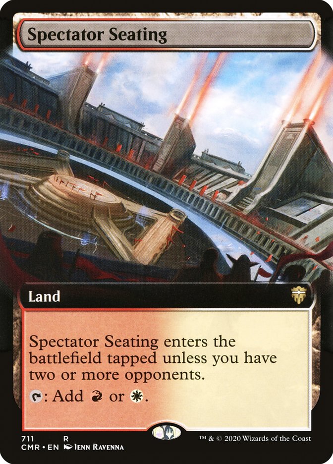 Spectator Seating (Extended Art) [Commander Legends] | Deep Dive Games St. Marys