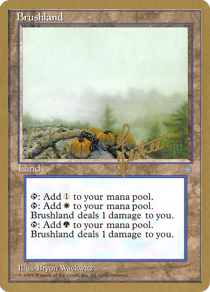 Brushland (Bertrand Lestree) [Pro Tour Collector Set] | Deep Dive Games St. Marys