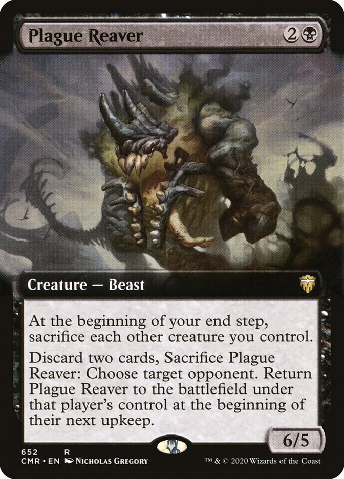 Plague Reaver (Extended Art) [Commander Legends] | Deep Dive Games St. Marys