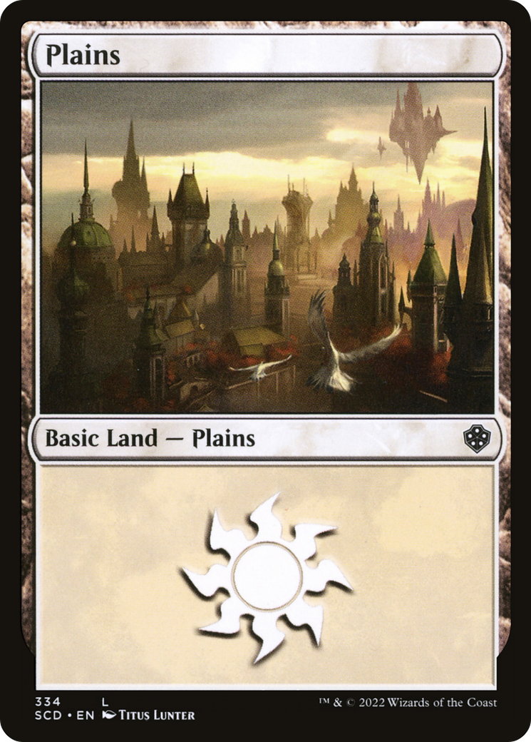 Plains (334) [Starter Commander Decks] | Deep Dive Games St. Marys