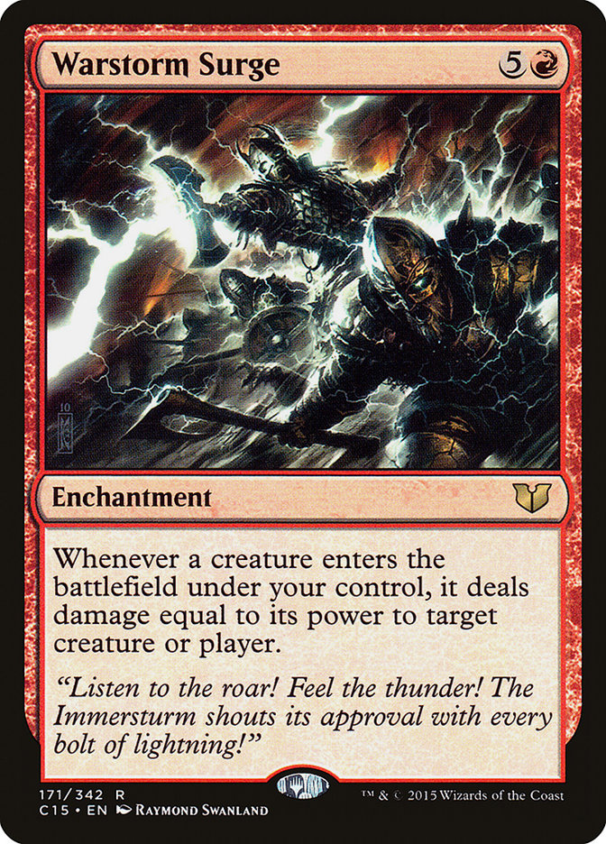 Warstorm Surge [Commander 2015] | Deep Dive Games St. Marys