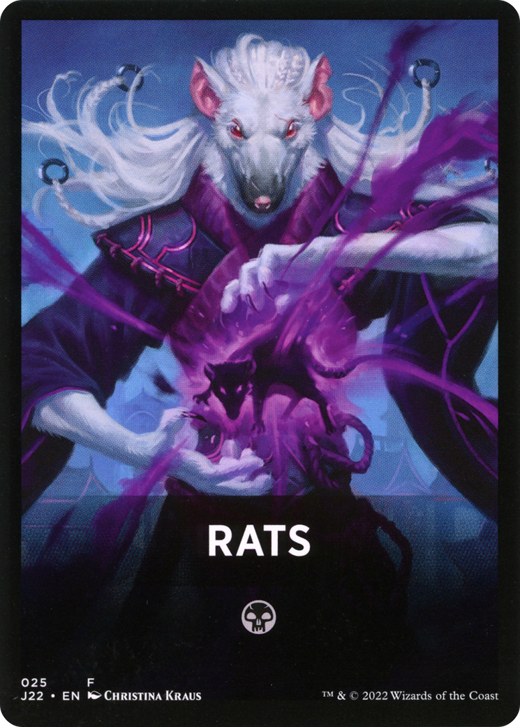 Rats Theme Card [Jumpstart 2022 Front Cards] | Deep Dive Games St. Marys