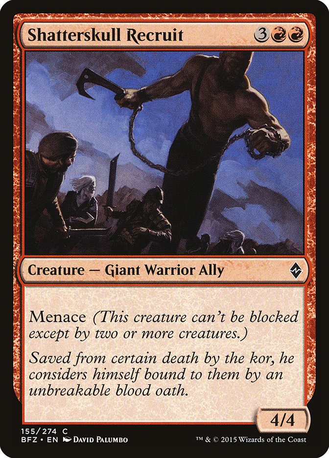 Shatterskull Recruit [Battle for Zendikar] | Deep Dive Games St. Marys