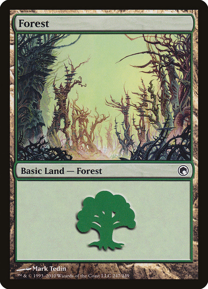 Forest (247) [Scars of Mirrodin] | Deep Dive Games St. Marys