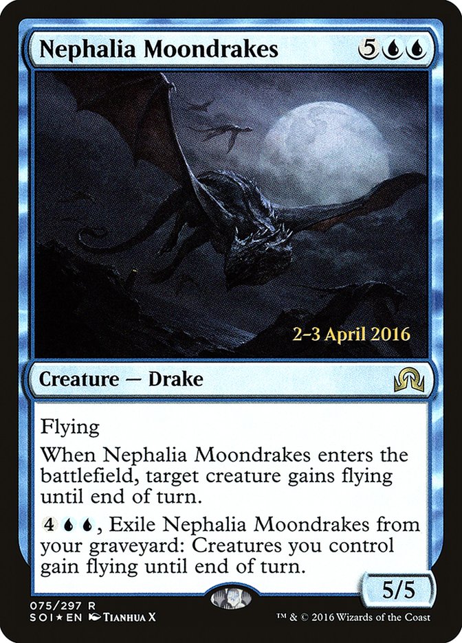 Nephalia Moondrakes [Shadows over Innistrad Prerelease Promos] | Deep Dive Games St. Marys