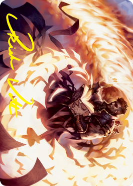 Revel in Silence Art Card (Gold-Stamped Signature) [Strixhaven: School of Mages Art Series] | Deep Dive Games St. Marys