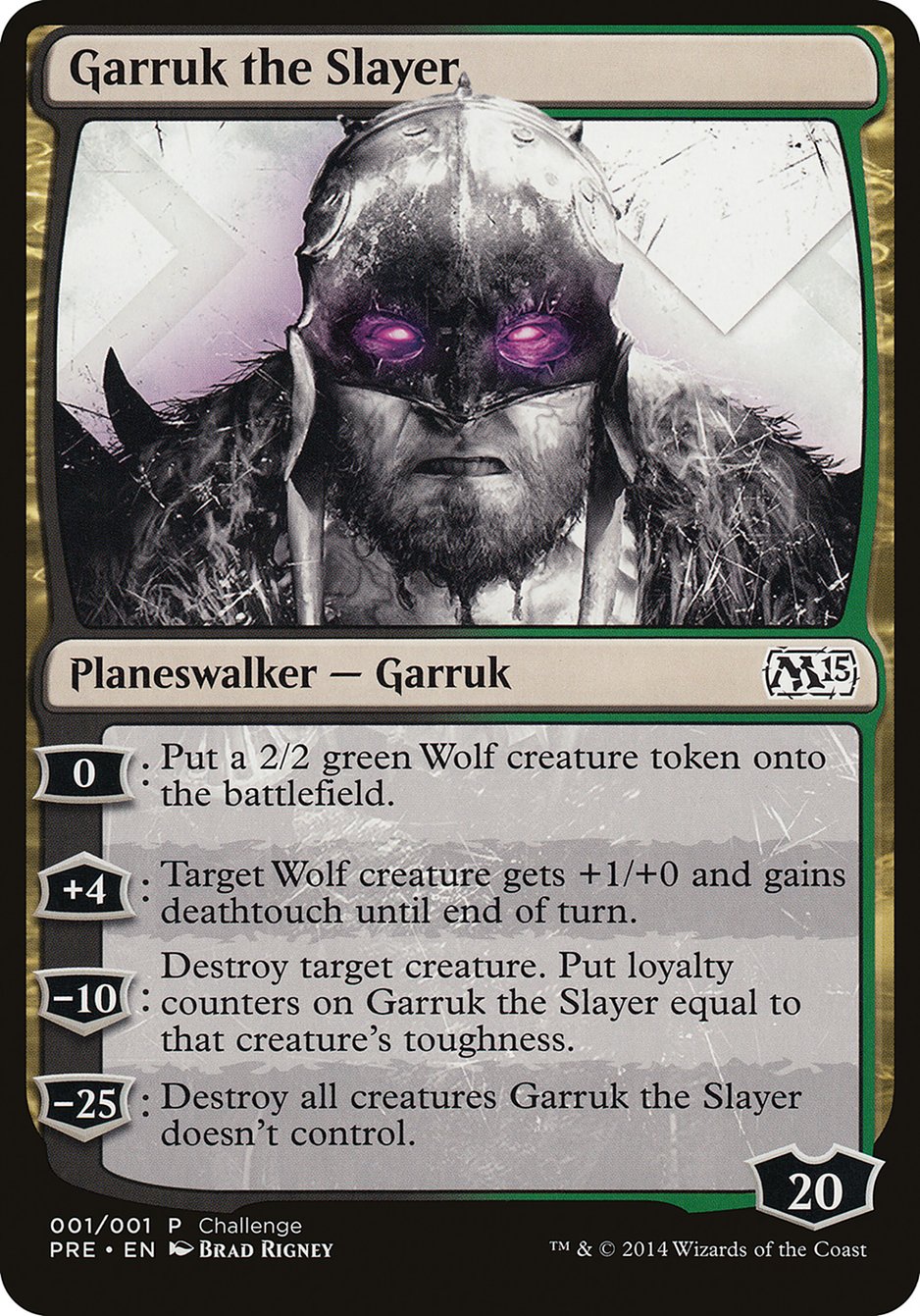 Garruk the Slayer (Prerelease Challenge) [Magic 2015 Prerelease Promos] | Deep Dive Games St. Marys